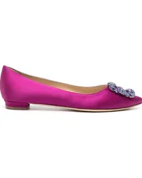 Manolo Blahnik Hangisi Ballerinas Violett