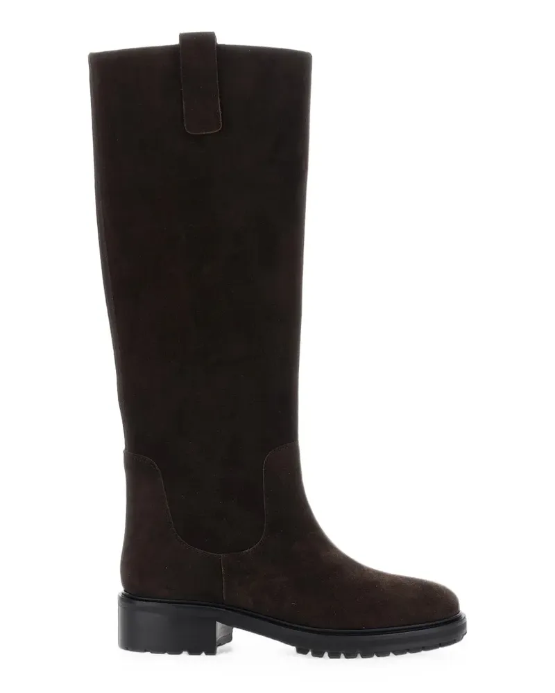 aeyde suede knee-high boots - Braun Braun