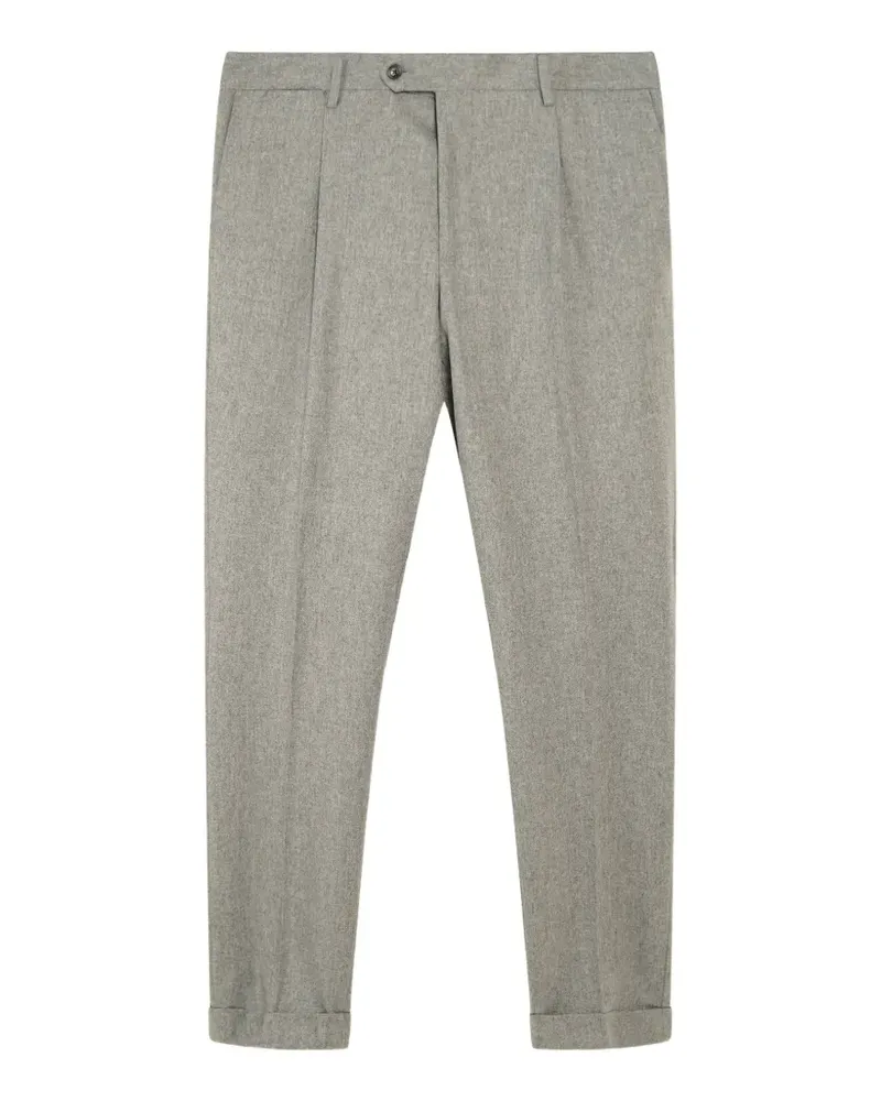 BARBA Naples Hose mit Falten und Umschlag - Grau Grau