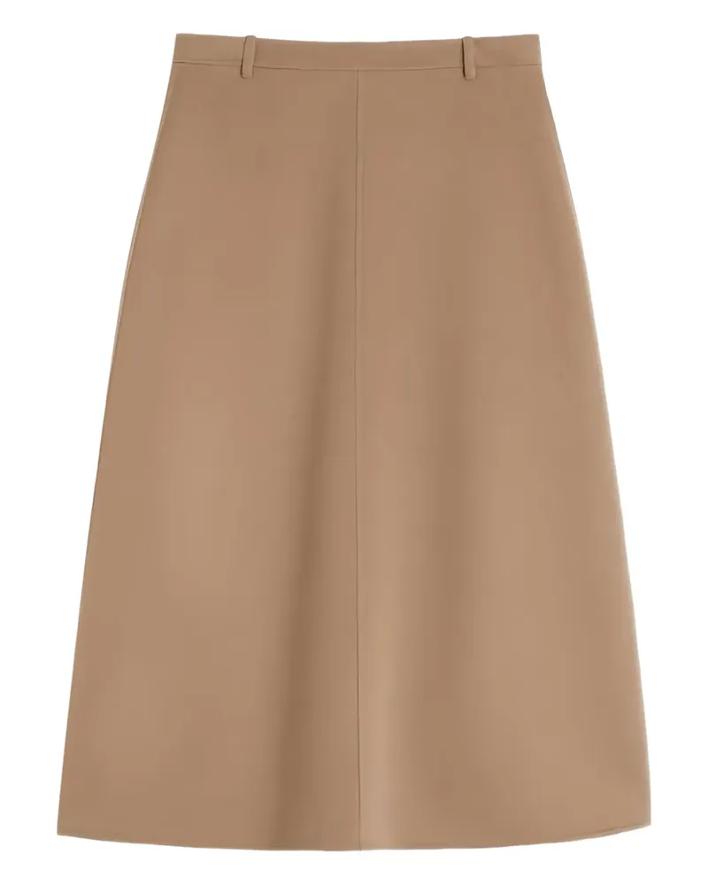 Max Mara Rock in A-Linie - Braun Braun
