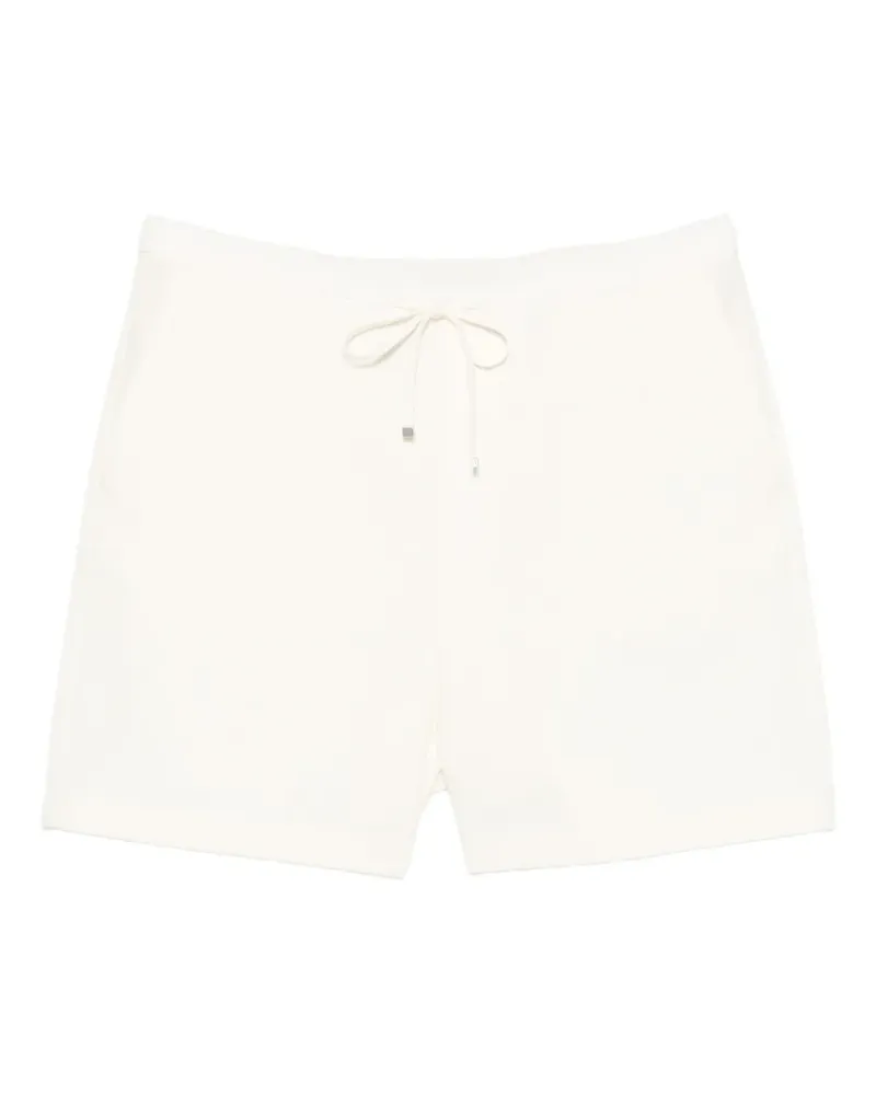 Loewe Anagram-embroidered drawstring shorts - Nude Nude