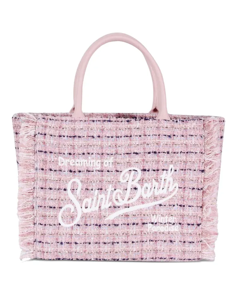 MC2 Saint Barth Handtasche mit Fransen - Rosa Rosa
