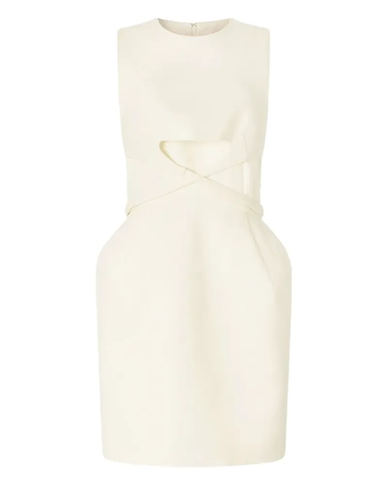 Genny Cut-Out-Minikleid mit überkreuzten Trägern - Weiß Weiß