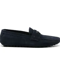 Roberto Cavalli Loafer aus Wildleder Blau