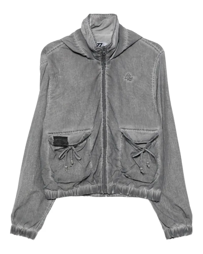 Izzue Jacke mit Schleifenverzierung - Grau Grau