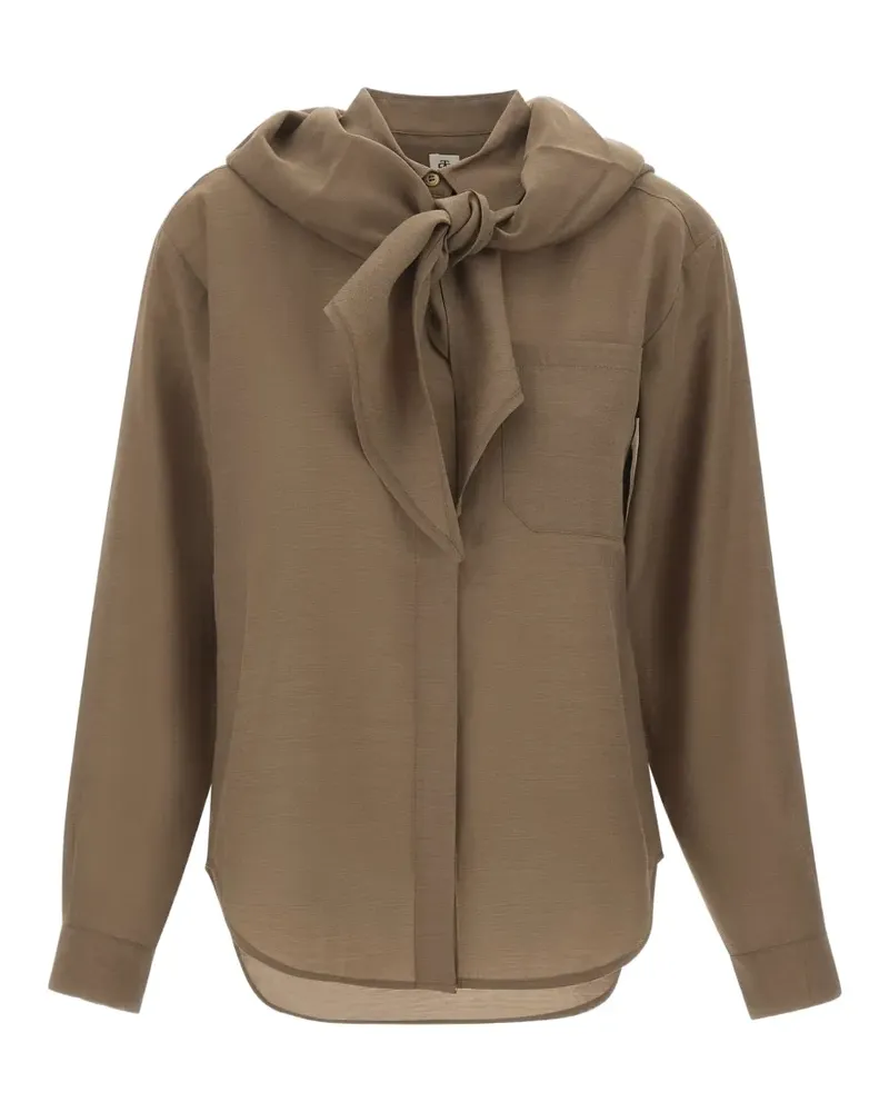 The Garment Eleanor Hemd mit Schaldetail - Braun Braun