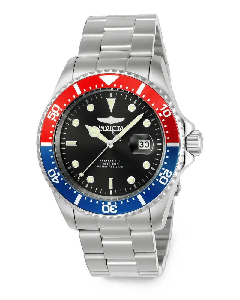 Invicta Pro Diver 43mm watch - Schwarz Schwarz