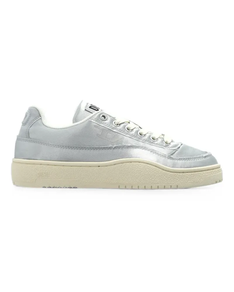 Diesel S-Tracker-D Low Sneakers im Metallic-Look - Silber Silber