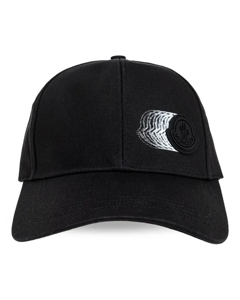 Moncler Baseballkappe aus Baumwolle - Schwarz Schwarz