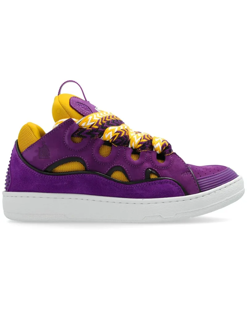 Lanvin Sneakers mit Einsätzen Violett