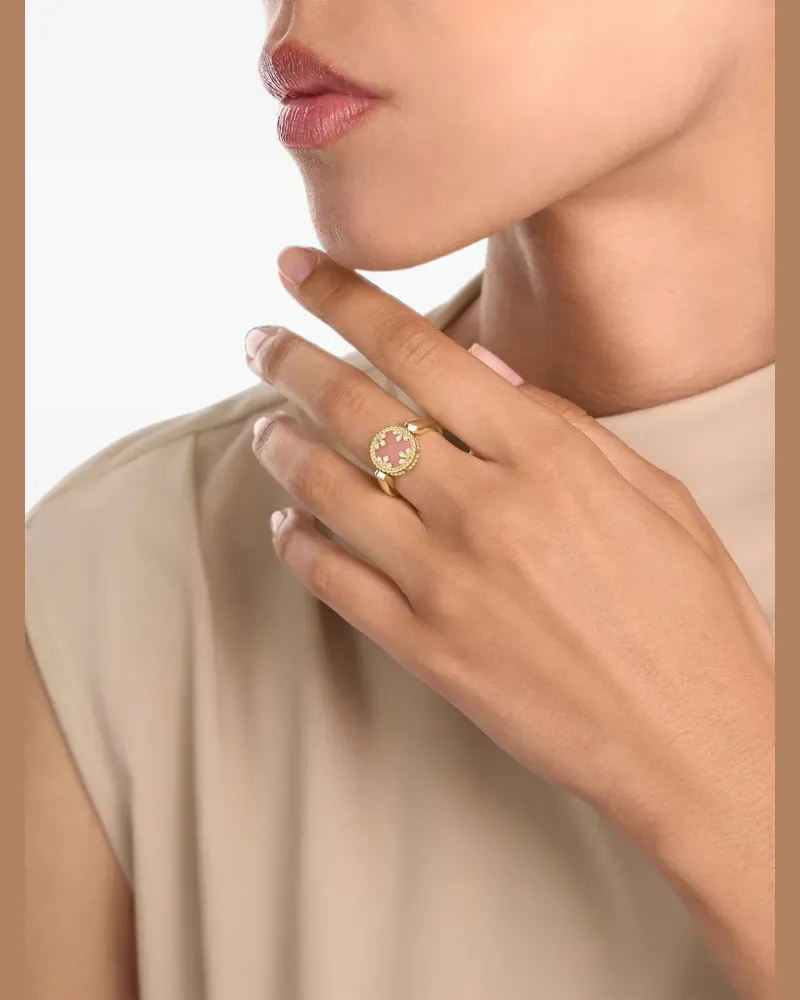 Roberto Coin Venetian Medallions multi-stone ring - Gold Gold