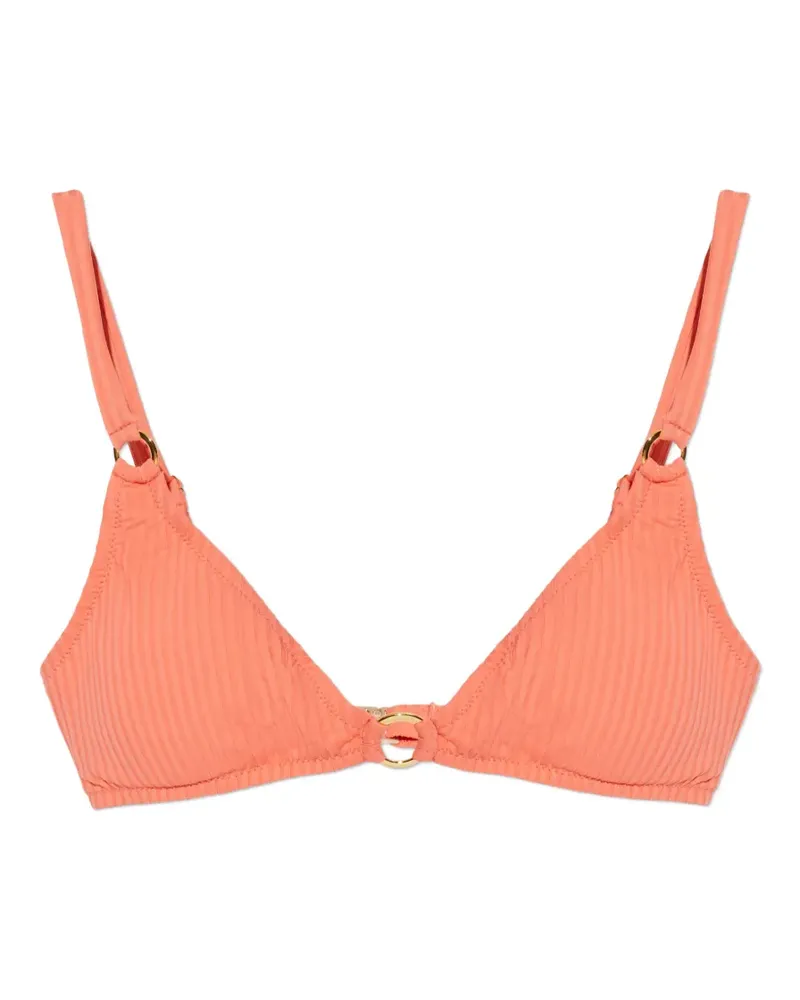 Melissa Odabash Montenegro ring-detail bikini top - Orange Orange