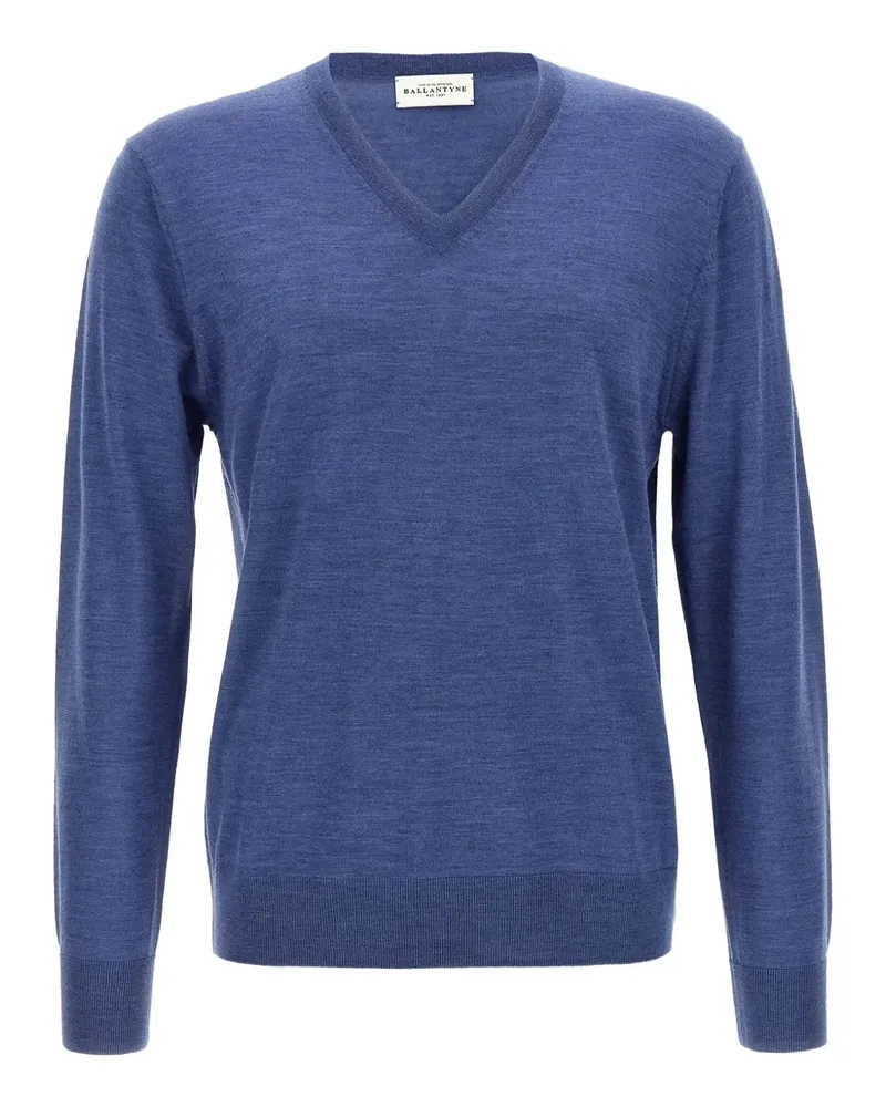 Ballantyne V-neck wool sweater - Blau Blau