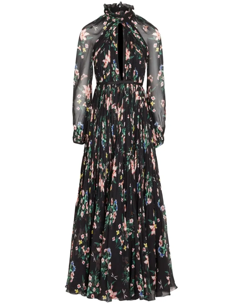 Giambattista Valli Drapiertes Kleid - Schwarz Schwarz