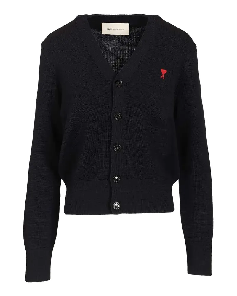 AMI Paris Ami de Cœur V-neck cardigan - Blau Blau