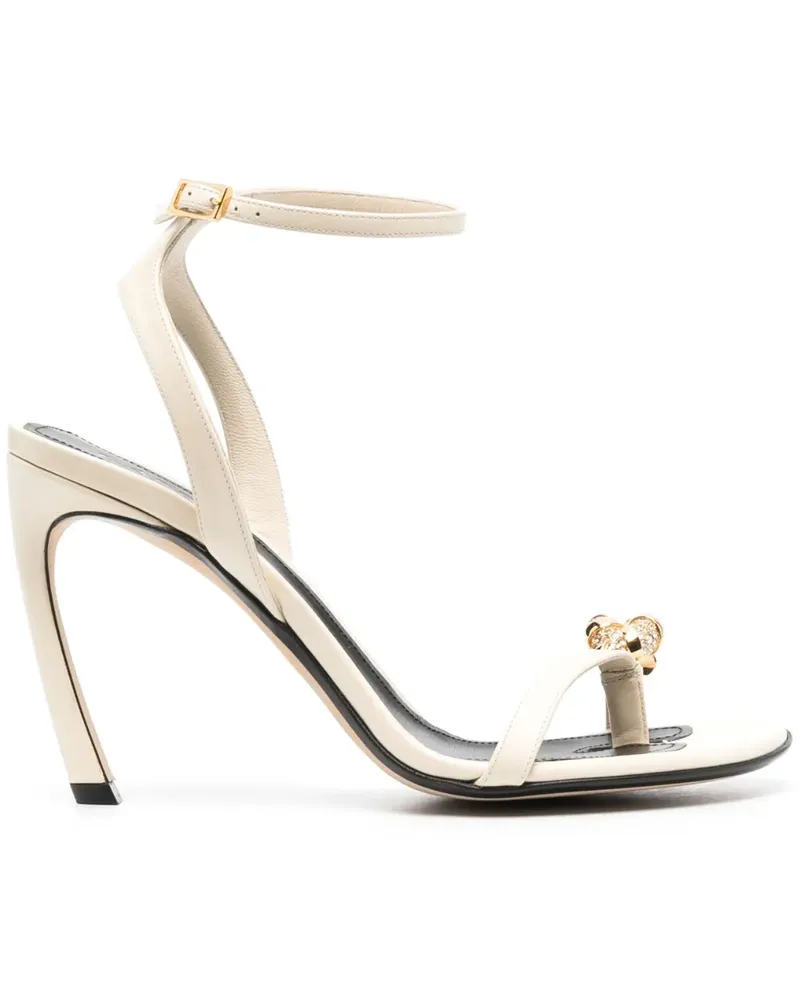 Lanvin Sandalen mit Kristallen 105mm - Nude Nude