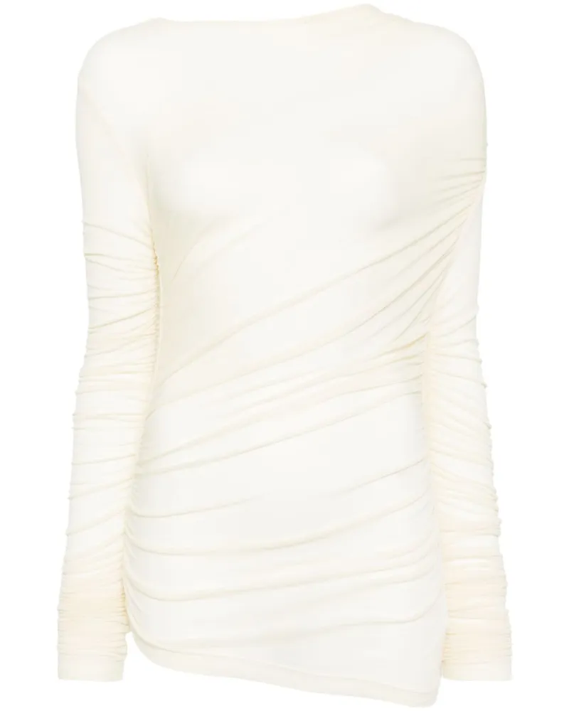 AGOLDE Tania Twist T-Shirt - Nude Nude