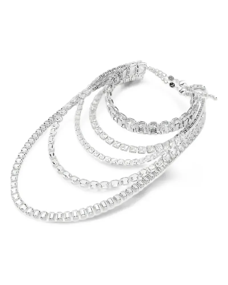 Swarovski Millenia Halskette im Layering-Look - Silber Silber