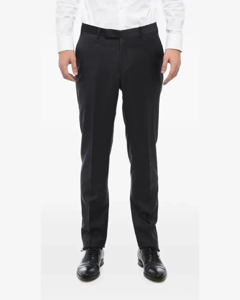 Corneliani pressed-crease tailored trousers - Grau Grau