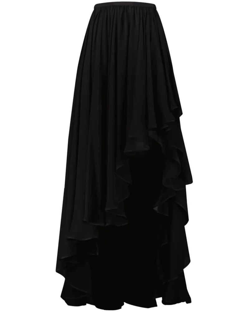 Giambattista Valli Asymmetrischer Rock - Schwarz Schwarz