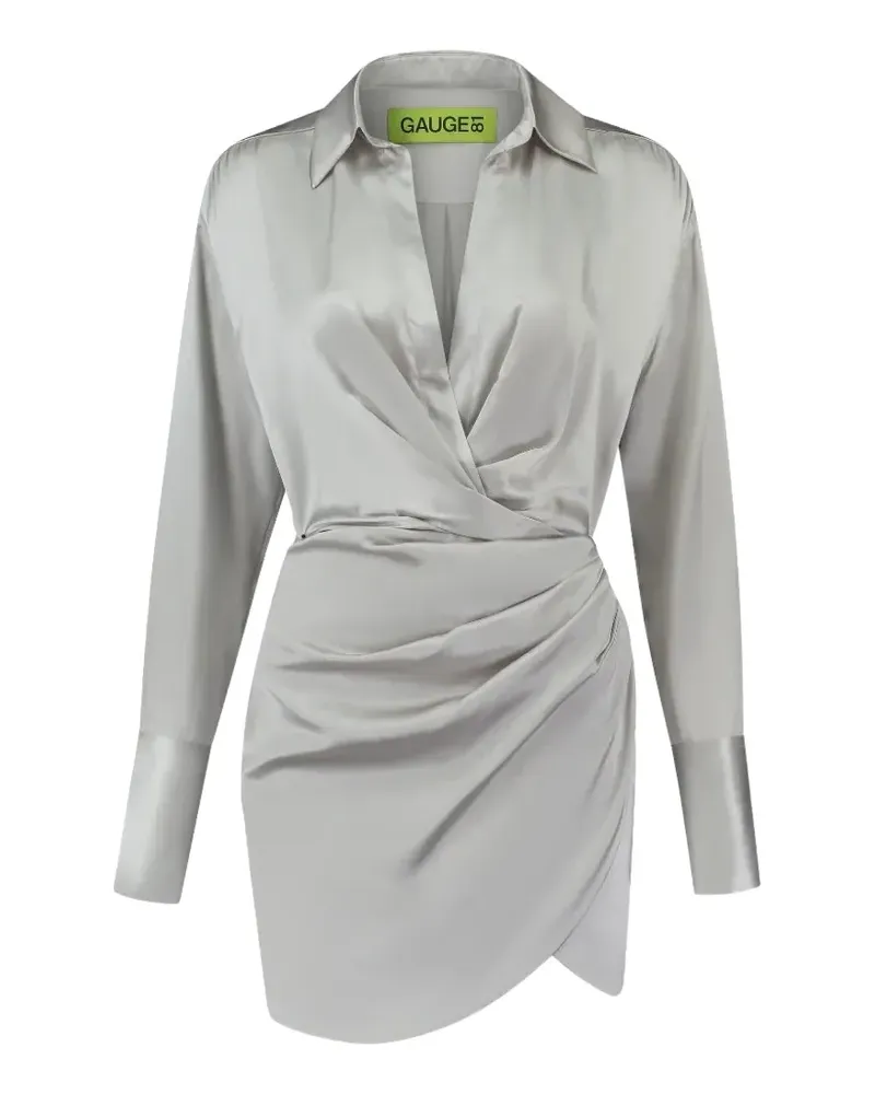 GAUGE81 Naha Minikleid - Grau Grau