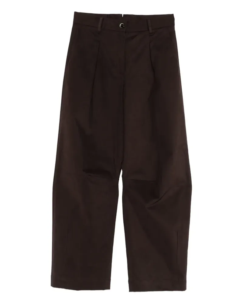 nine:inthe:morning Plissierte Hose - Braun Braun