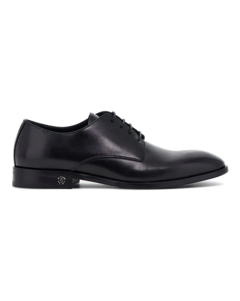 Roberto Cavalli logo-plaque loafers - Schwarz Schwarz