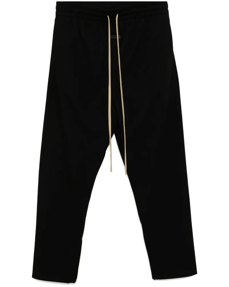 Fear of God Straight-Leg-Hose mit Kordelzug - Schwarz Schwarz