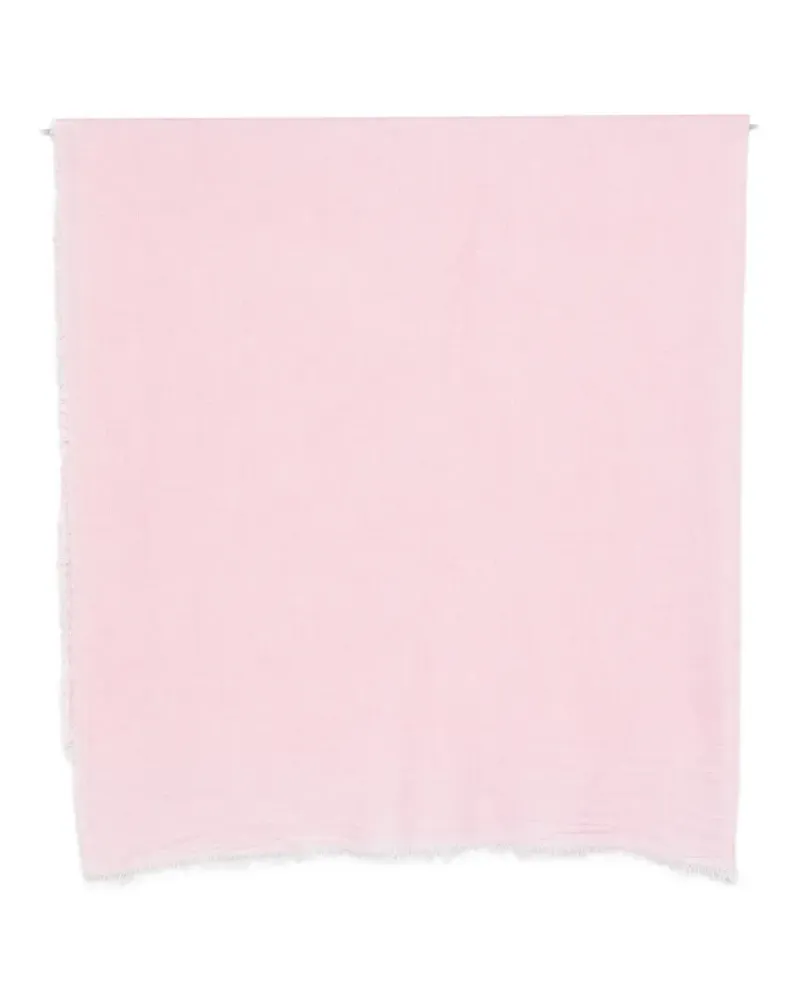 Faliero Sarti Penny frayed-edge scarf - Rosa Rosa