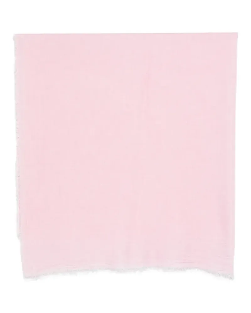 Faliero Sarti Penny frayed-edge scarf - Rosa Rosa