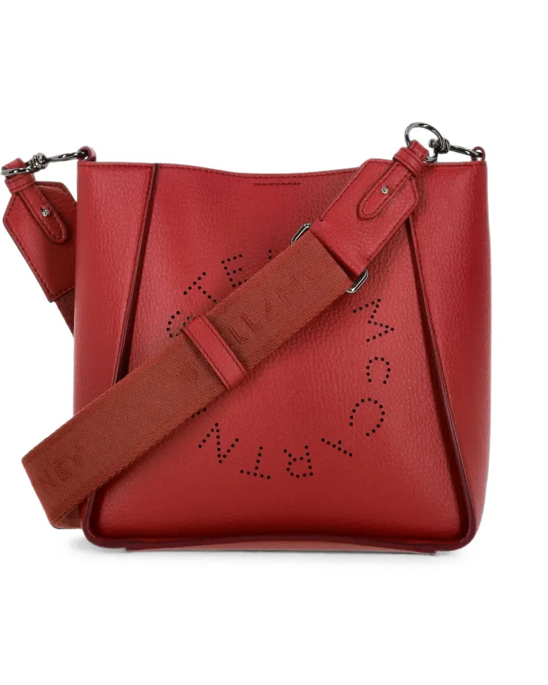 Stella McCartney Schultertasche mit Logo - Rot Rot