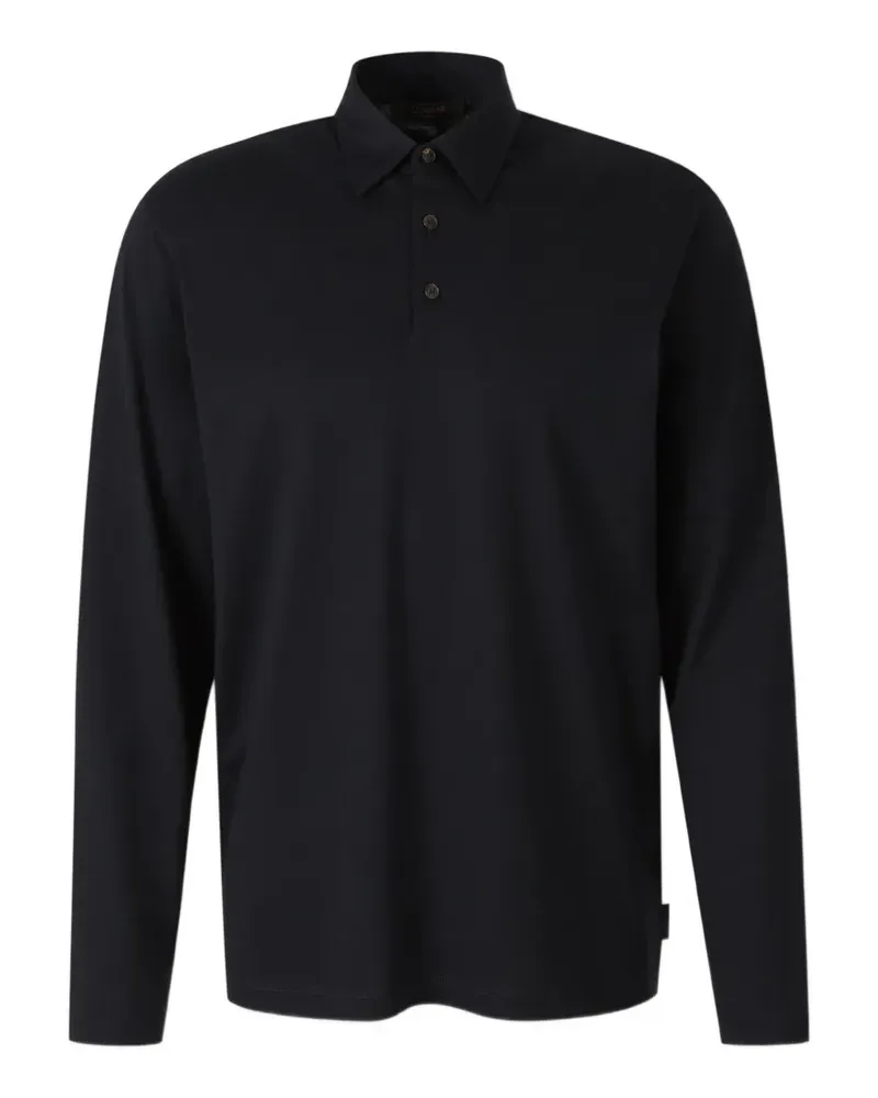 Zanone long-sleeve polo shirt - Blau Blau