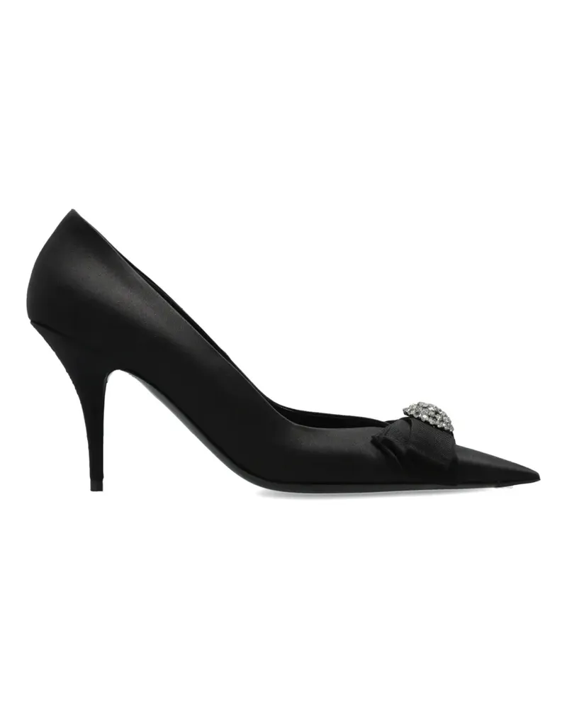 Balenciaga Spitze Pumps mit verzierter Schleife - Schwarz Schwarz
