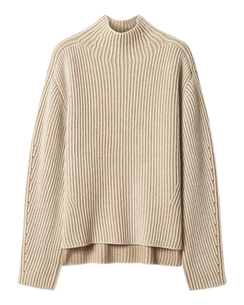 Kitsuné Gerippter Pullover - Nude Nude