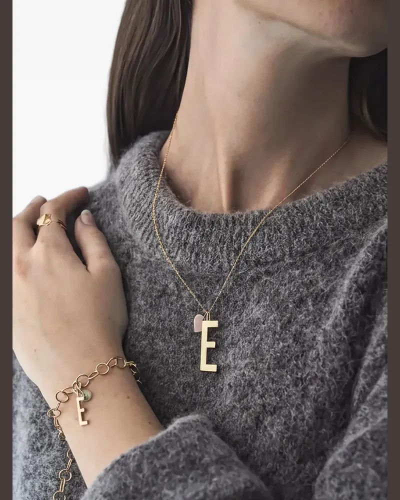 DESIGN LETTERS Z-Anhänger - Gold Gold