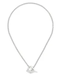 Tom Wood Robin chain necklace Silber