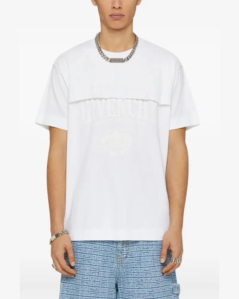 Givenchy T-Shirt im Layering-Look - Weiß Weiß