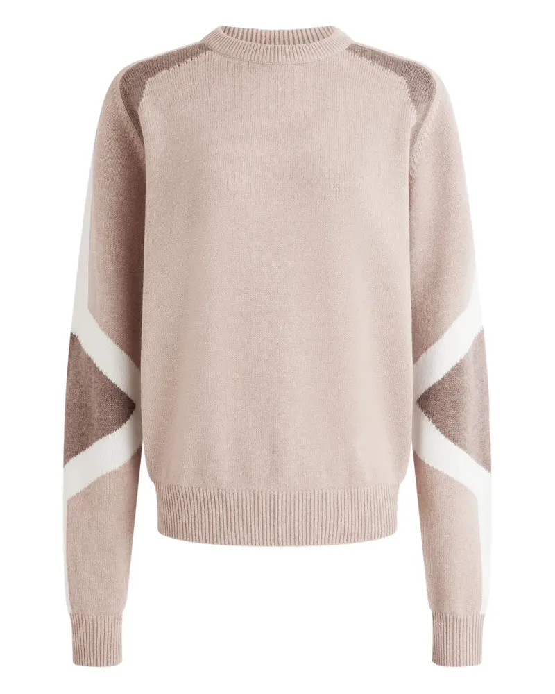 FUSALP colour-block wool sweat - Rosa Rosa