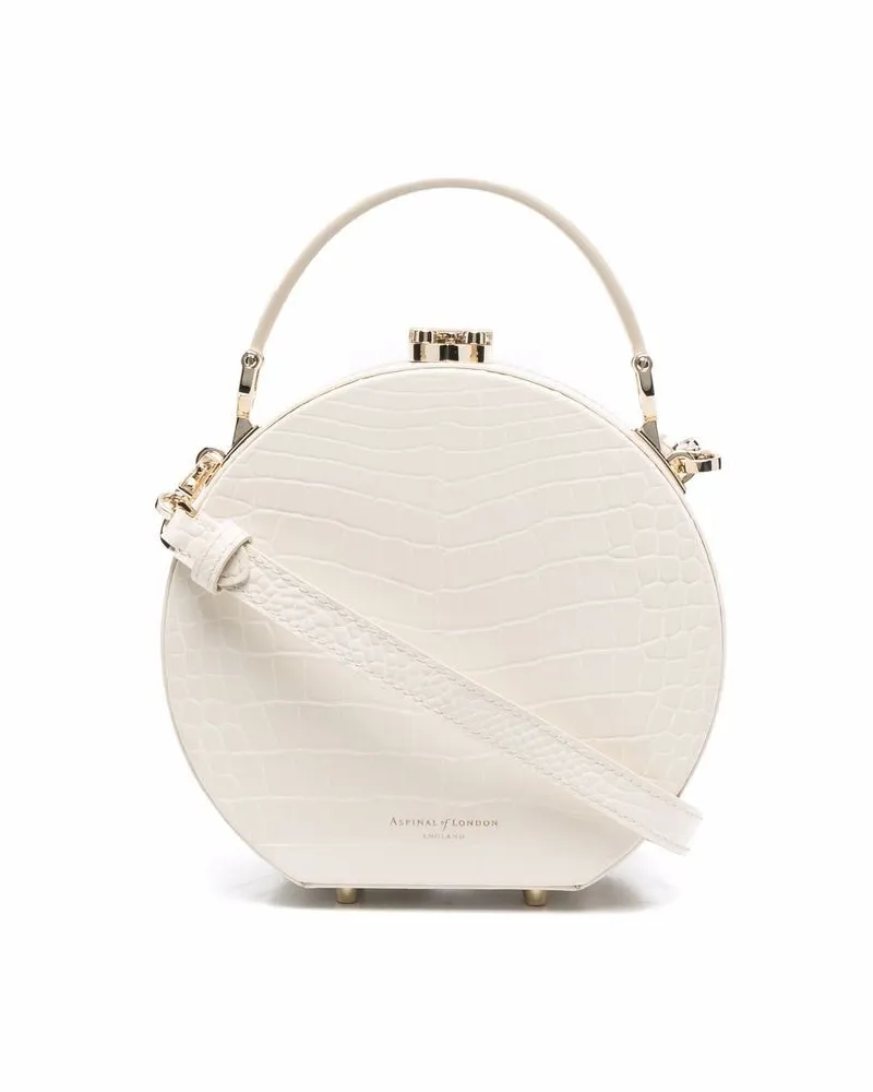 Aspinal of London Hat Box Handtasche - Nude Nude