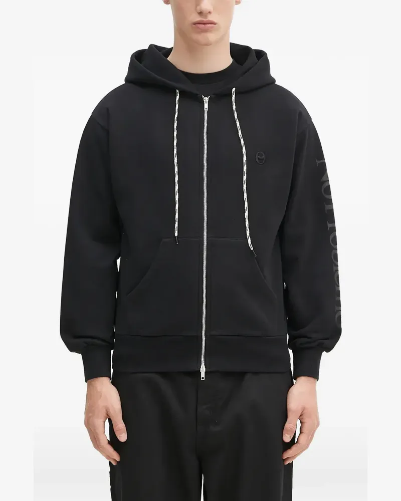 Aries zip-up hoodie - Schwarz Schwarz