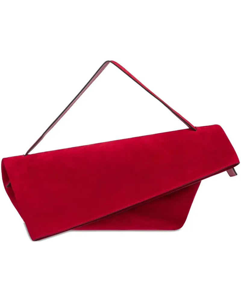Alberta Ferretti Asymmetrische Clutch - Rot Rot