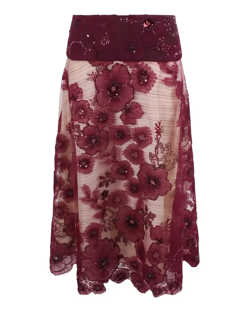 Antonio Marras Midirock mit Pailletten - Nude Nude