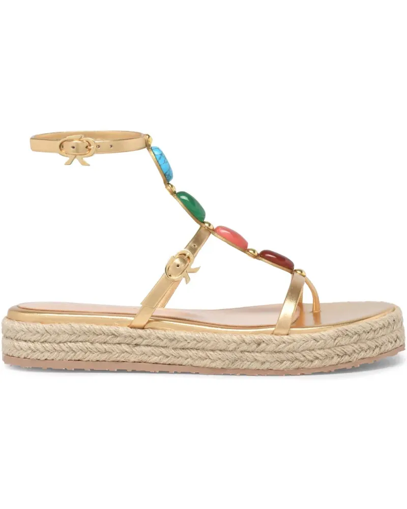 Gianvito Rossi Shanti Beach Sandalen - Gold Gold