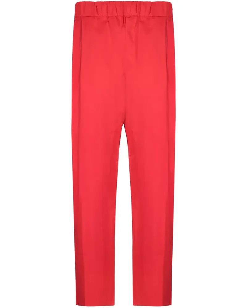 Laneus Plissierte Hose Rot