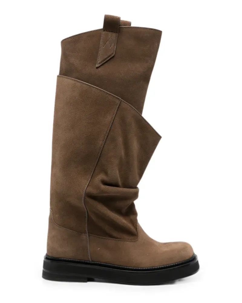 ATTICO Robin Passeggiata Stiefel - Braun Braun