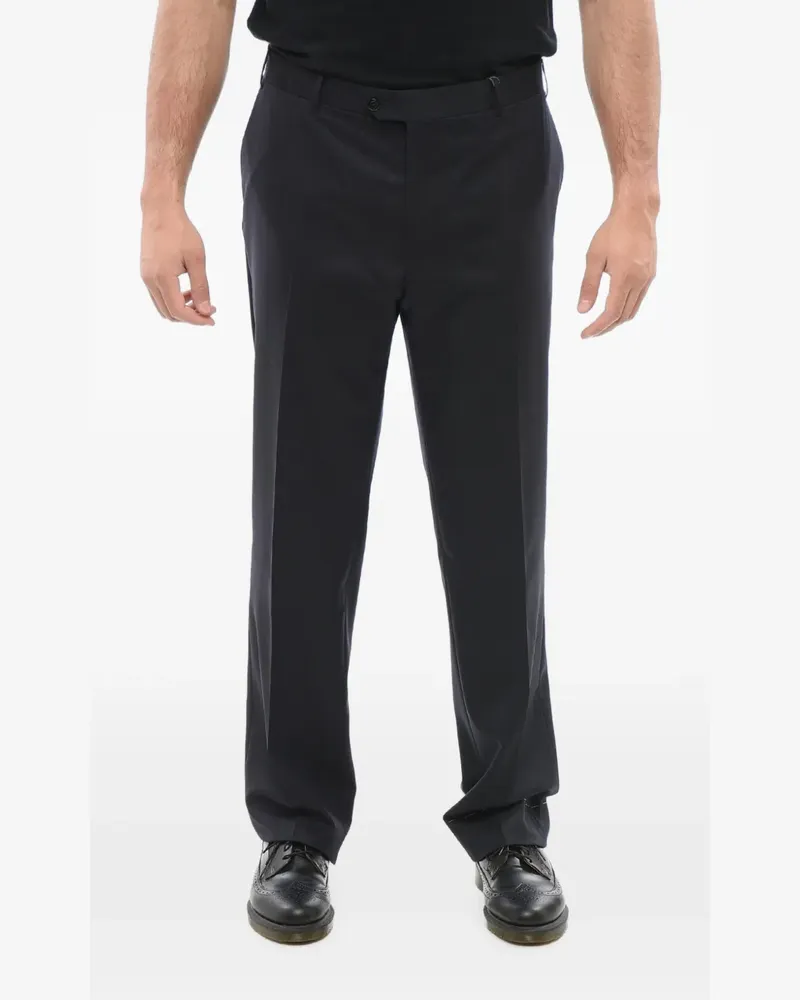 Corneliani Mantua Hose aus Wolle - Schwarz Schwarz
