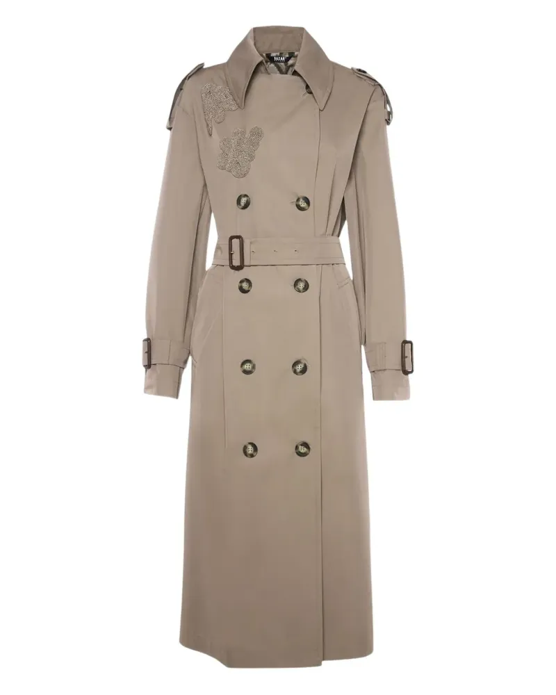 Bazar Deluxe Zweireihiger Trenchcoat - Braun Braun