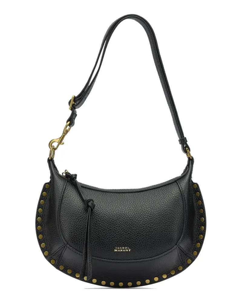 Isabel Marant Oskan Moon stud-embellished shoulder bag - Schwarz Schwarz