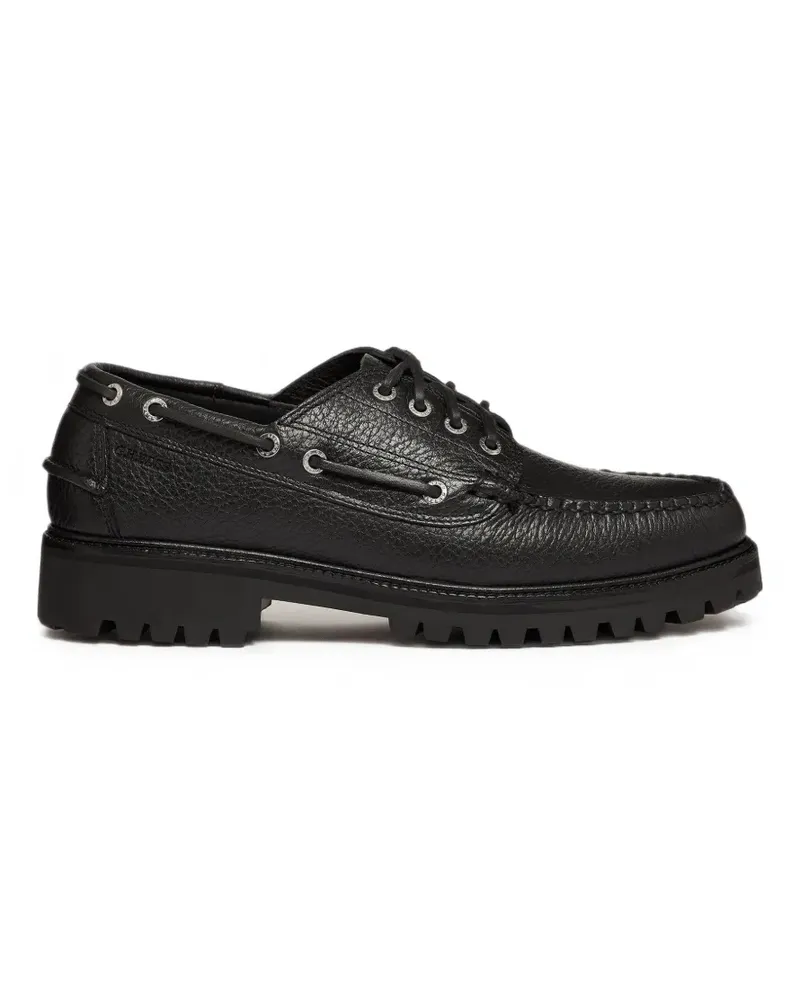 G.H. Bass & Co. Ranger Lug Camp Moc Segelschuhe - Schwarz Schwarz