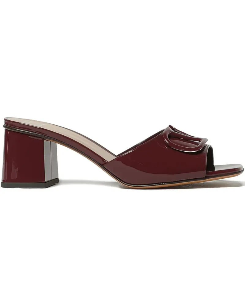 Valentino Garavani VLogo Sandalen aus Lackleder 60mm - Rot Rot